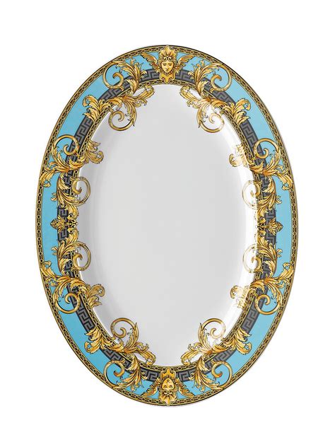 Versace Prestige Gala Le Bleu Platter, 13.25 inch